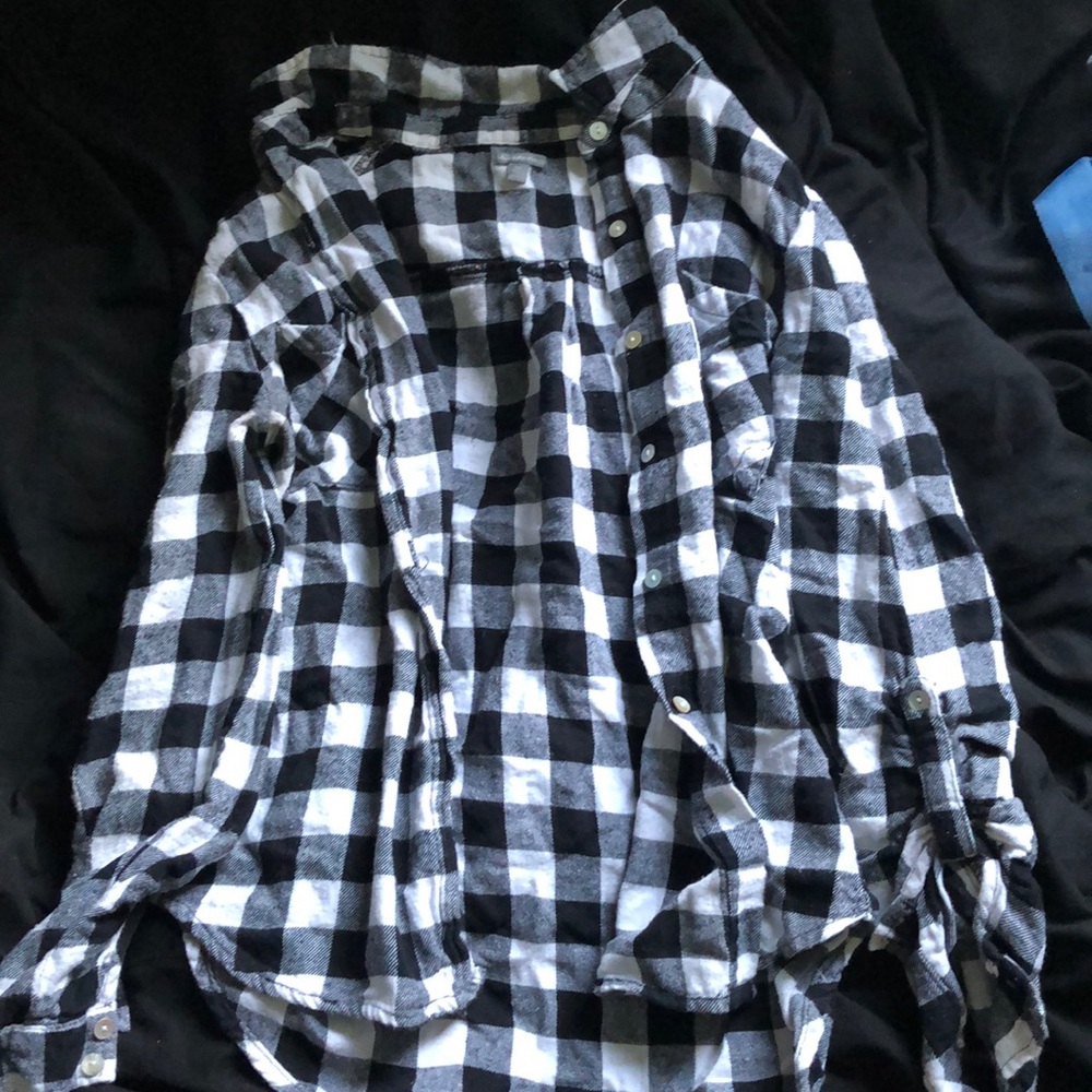 Long sleeve plaid shirt
